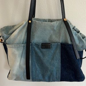 Chloe Denim Diaper Bag